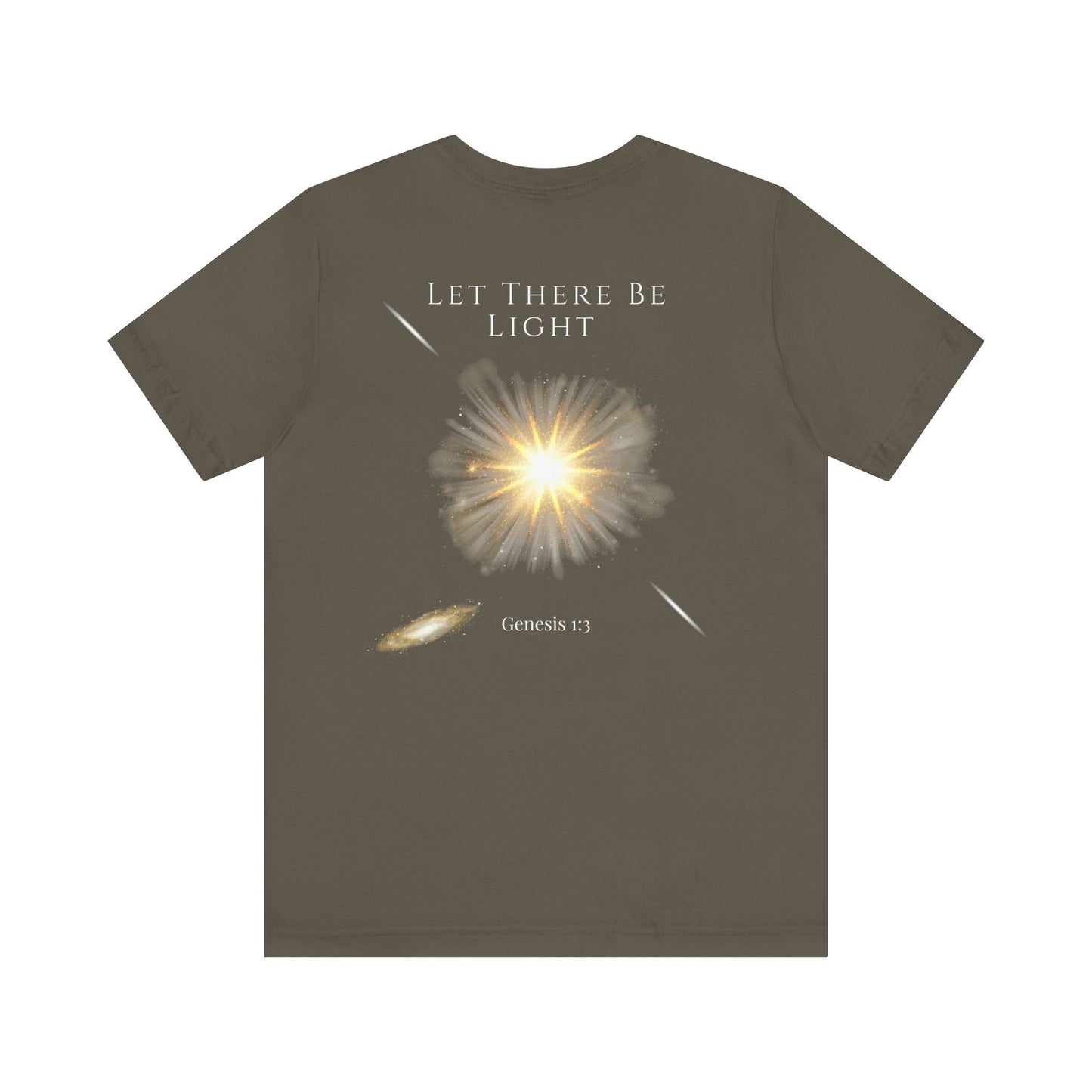 Let There Be Light Genesis 1:3 tee